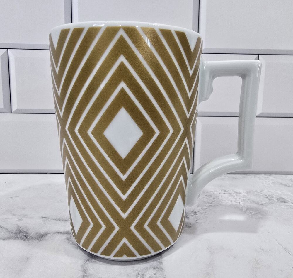 Starbucks By Rosanna Made In Germany Gold And White MCM - 12oz - 2013